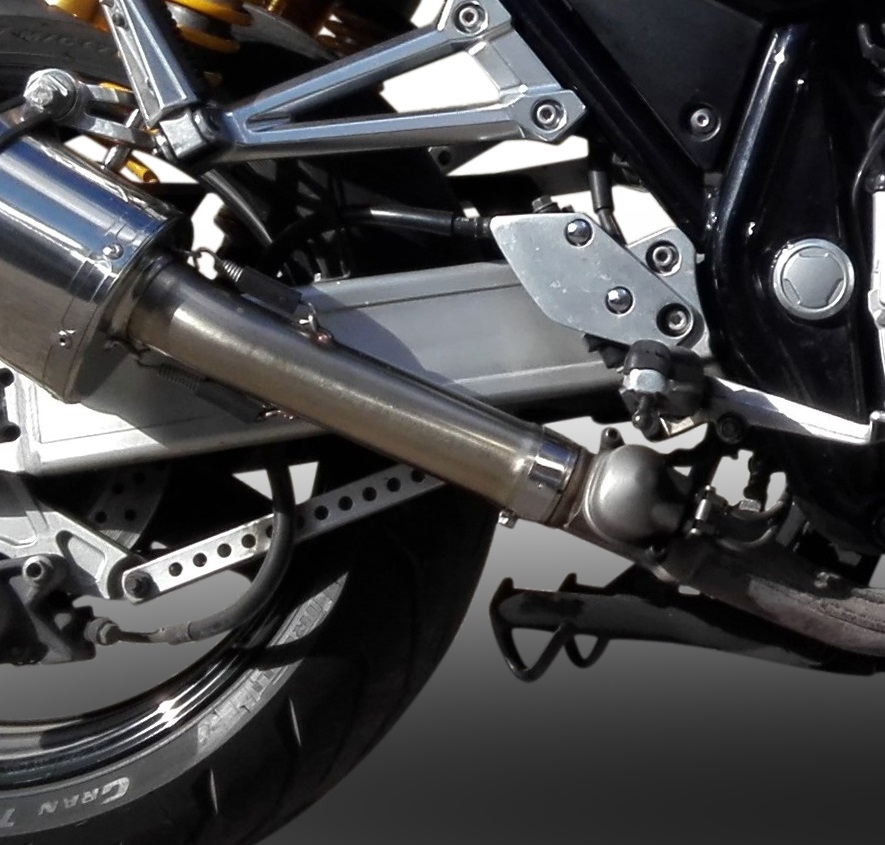 GPR exhaust compatible with  Yamaha XJR1300 2007-2017, Trioval, Slip-on exhaust including removable db killer and link pipe 