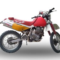 GPR exhaust compatible with  Honda XR600R 1991-1999, Trioval, Slip-on exhaust including removable db killer and link pipe 