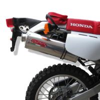 GPR exhaust compatible with  Honda XR600R 1990-1998, Trioval, Slip-on exhaust including removable db killer and link pipe 