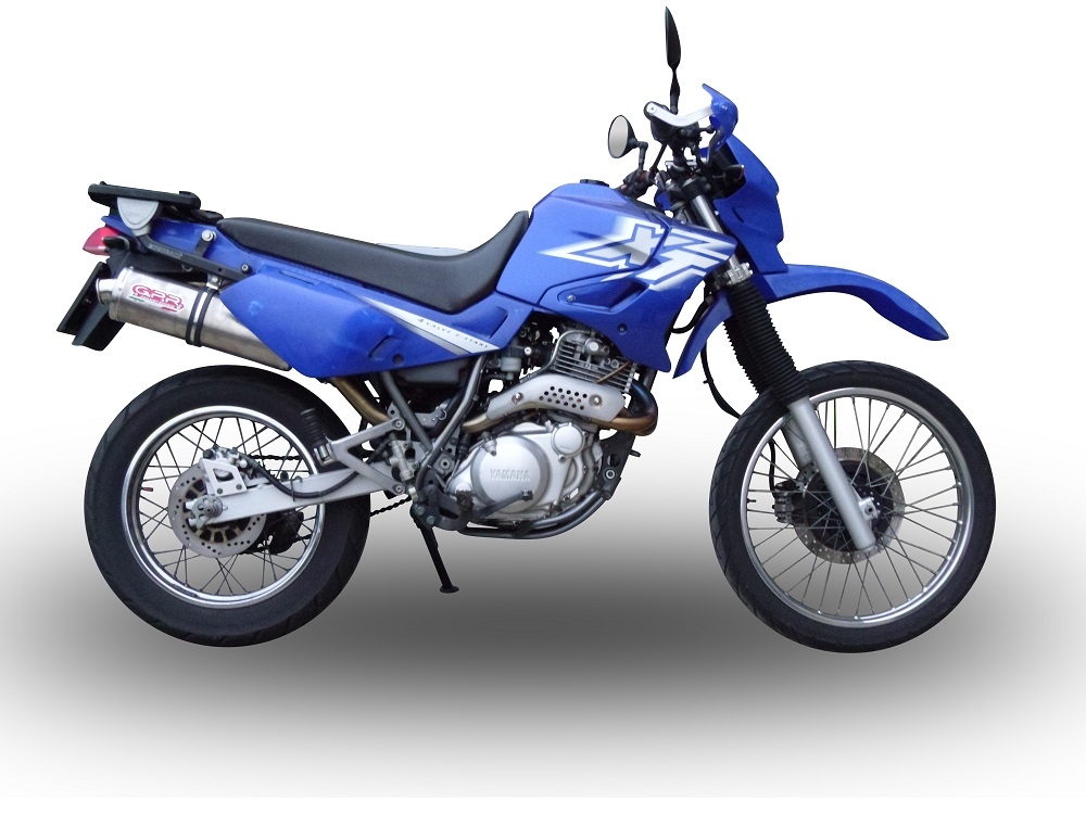 Yamaha Xt 600 - E - K 1985-2002, Trioval, Slip-on exhaust including removable db killer and link pipe 