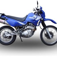 Yamaha Xt 600 - E - K 1985-2002, Trioval, Slip-on exhaust including removable db killer and link pipe 