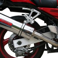 Yamaha Fzs 600 Fazer 1998-2003, Trioval, Slip-on exhaust including removable db killer and link pipe 