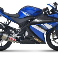 Yamaha YZF 125 R  2008-2013, Gpe Ann. titanium, Full system exhaust, including removable db killer  