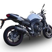 Yamaha FZ1 2006-2014, Furore Nero, Slip-on exhaust including removable db killer and link pipe 