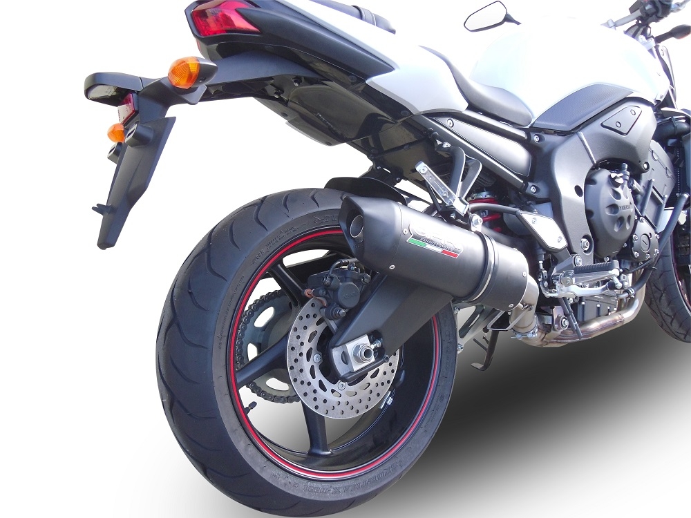 Yamaha FZ1 2006-2014, Furore Nero, Slip-on exhaust including removable db killer and link pipe 