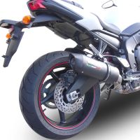 Yamaha FZ1 2006-2014, Furore Nero, Slip-on exhaust including removable db killer and link pipe 