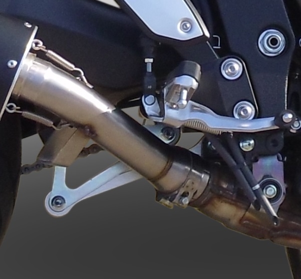 Yamaha FZ1 2006-2014, Trioval, Slip-on exhaust including removable db killer and link pipe 