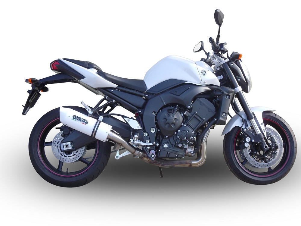 Yamaha FZ1 2006-2014, Albus Ceramic, Slip-on exhaust including removable db killer and link pipe 