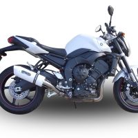 Yamaha FZ1 2006-2014, Albus Ceramic, Slip-on exhaust including removable db killer and link pipe 