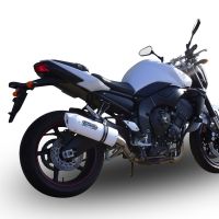 Yamaha FZ1 2006-2014, Albus Ceramic, Slip-on exhaust including removable db killer and link pipe 