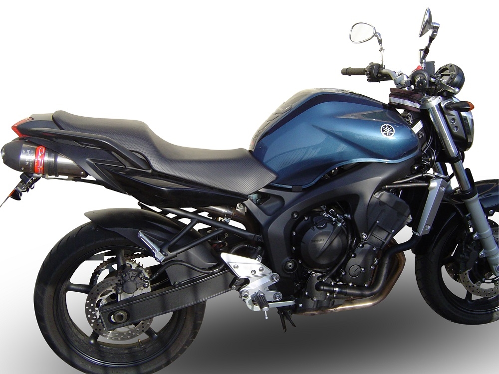 Yamaha Fz6 600-Fazer S1-S2  2004-2013, Gpe Ann. titanium, Dual slip-on including removable db killers and link pipes 