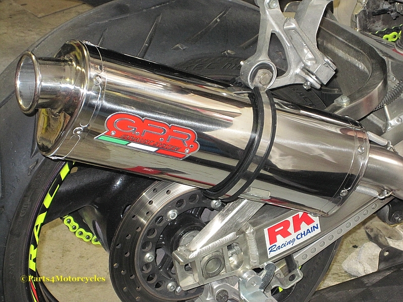 Yamaha Yzf 750 1993-1998, Trioval, Slip-on exhaust including removable db killer and link pipe 