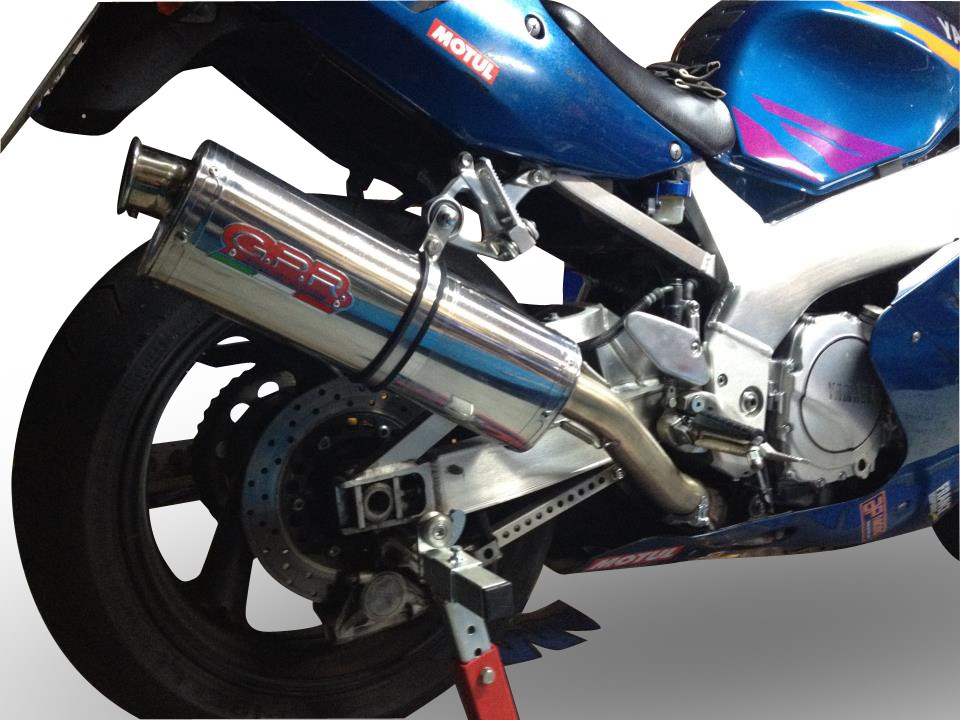 Yamaha Yzf 750 1993-1998, Trioval, Slip-on exhaust including removable db killer and link pipe 