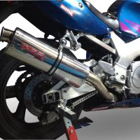 Yamaha Yzf 750 1993-1998, Trioval, Slip-on exhaust including removable db killer and link pipe 