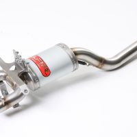 Yamaha Fz6 600-Fazer S1-S2  2004-2013, Titanium Ghost, Slip-on exhaust including removable db killer and link pipe 