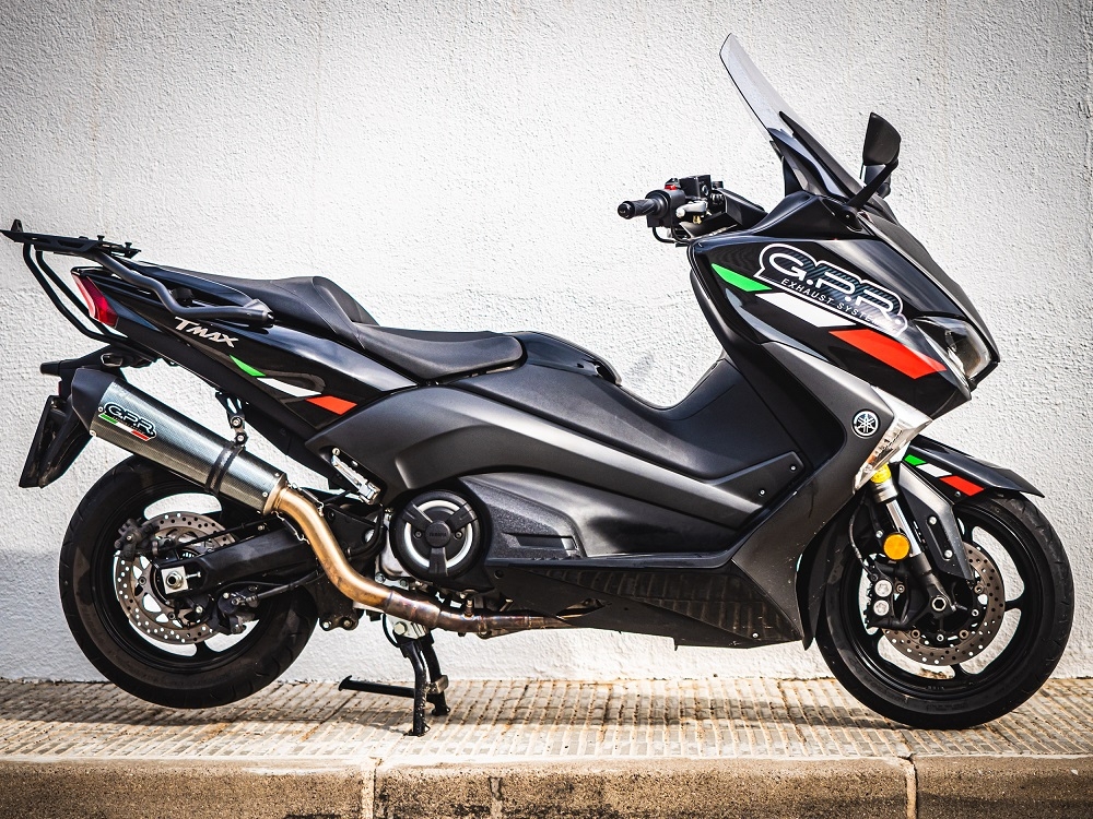 Yamaha T-Max 560 2020-2021, Gpe Ann. Poppy, Full system exhaust, including removable db killer 