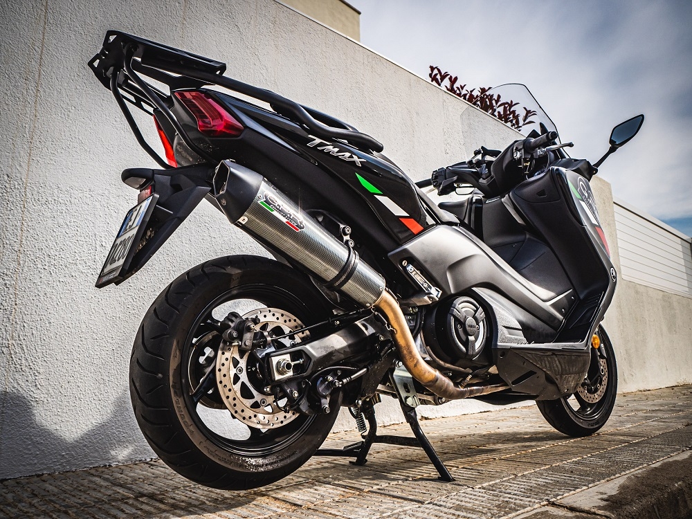 Yamaha T-Max 560 2020-2021, Gpe Ann. Poppy, Full system exhaust, including removable db killer 