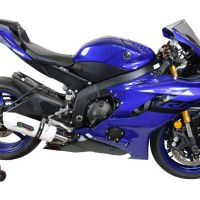 Yamaha Yzf R6 2017-2024, Albus Evo4, Slip-on exhaust including removable db killer and link pipe 