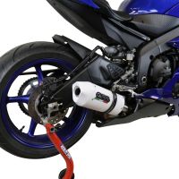 Yamaha Yzf R6 2017-2024, Albus Evo4, Slip-on exhaust including removable db killer and link pipe 