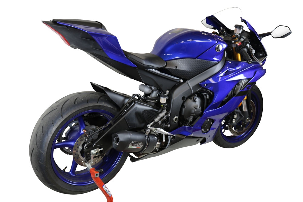 Yamaha Yzf R6 2017-2024, Furore Poppy, Slip-on exhaust including link pipe 