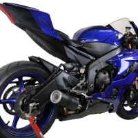 Yamaha Yzf R6 2017-2024, M3 Black Titanium, Slip-on exhaust including removable db killer and link pipe 