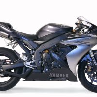 GPR exhaust compatible with  Yamaha YZF 1000 R1 2004-2006, Gpe Ann. titanium, Mid-full system exhaust including dual silencers, with removable db killer 