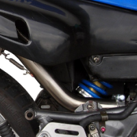 Yamaha Xtz 600 Teneré 1985-1986, Trioval, Slip-on exhaust including removable db killer and link pipe 