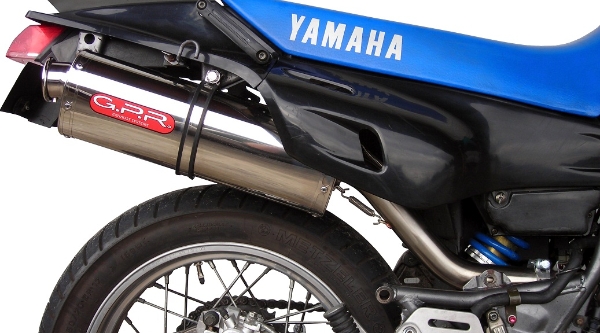 Yamaha Xt 600 - E - K 1985-2002, Trioval, Slip-on exhaust including removable db killer and link pipe 