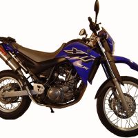 GPR exhaust compatible with  Yamaha Xt 660 X-R  2004-2014, Gpe Ann. titanium, Dual slip-on including removable db killers and link pipes 