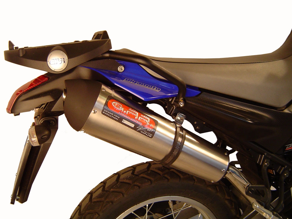 GPR exhaust compatible with  Yamaha Xt 660 X-R  2004-2014, Gpe Ann. titanium, Dual slip-on including removable db killers and link pipes 