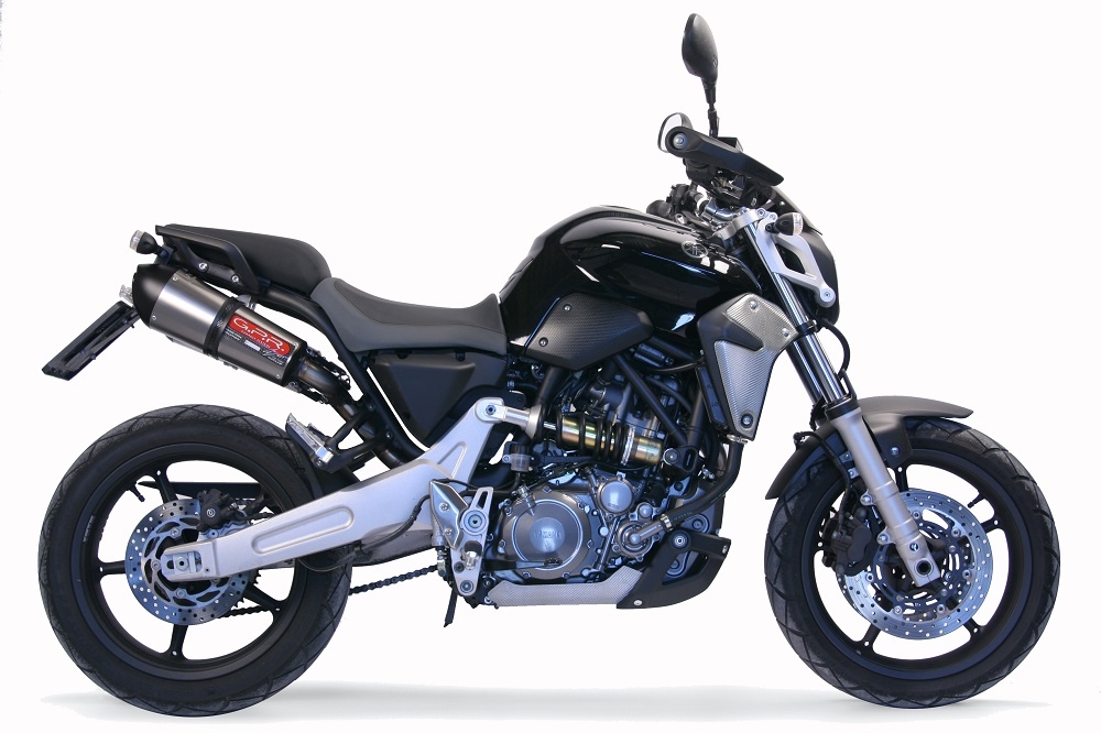 Yamaha MT03 660 2006-2013, Gpe Ann. titanium, Dual slip-on including removable db killers and link pipes 