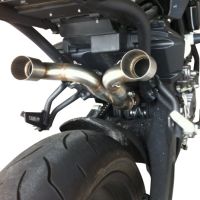 Yamaha MT03 660 2006-2013, Gpe Ann. titanium, Dual slip-on including removable db killers and link pipes 