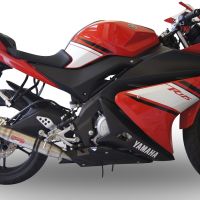 Yamaha YZF 125 R  2008-2013, Deeptone Inox, Full system exhaust, including removable db killer  