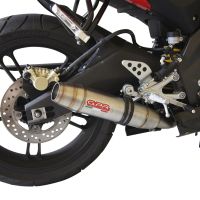 Yamaha YZF 125 R  2008-2013, Deeptone Inox, Full system exhaust, including removable db killer  