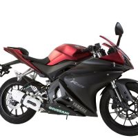 Yamaha YZF 125 R  2014-2016, Albus Ceramic, Full system exhaust, including removable db killer  