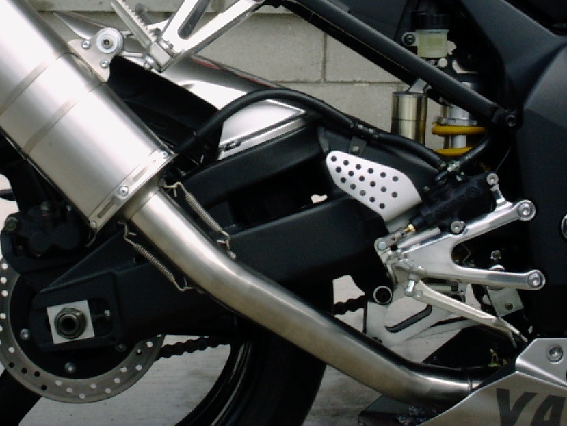 Yamaha YZF 1000 R1 2002-2003, Trioval, Slip-on exhaust including removable db killer and link pipe 