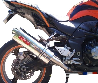 Kawasaki Z1000 2007-2009, Trioval, Dual slip-on including removable db killers and link pipes 