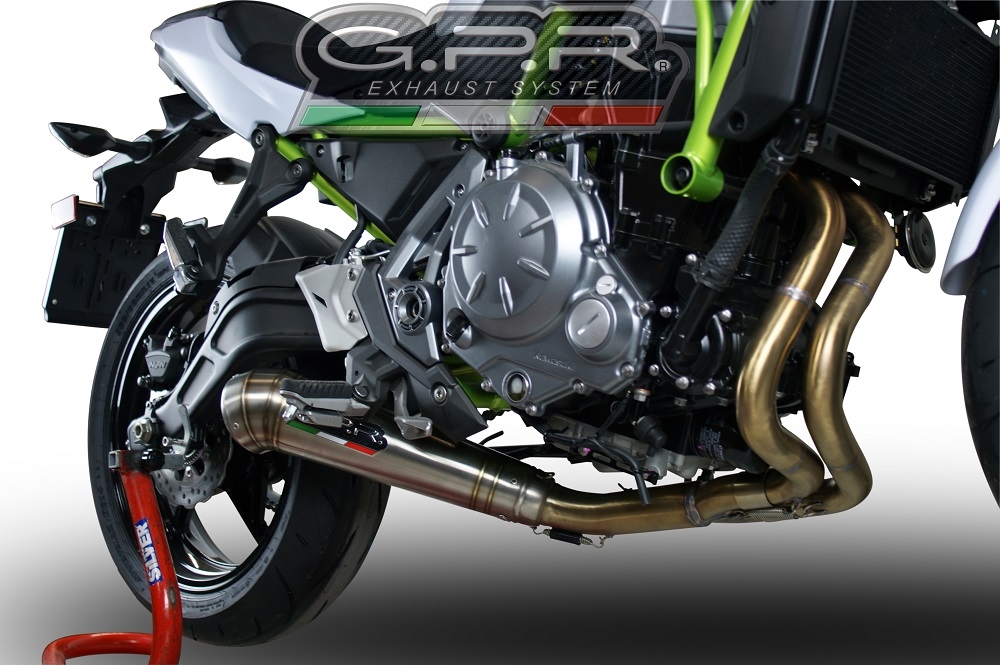 Kawasaki Z-650 2023-2024, Powercone Evo, Full system exhaust, including removable db killer 