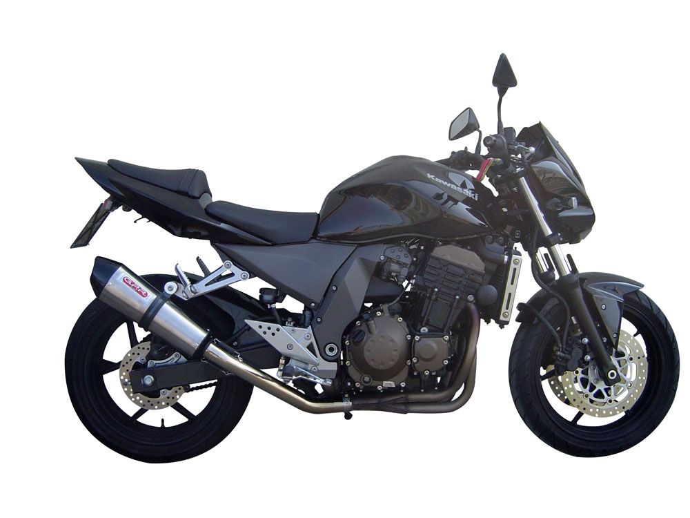 GPR exhaust compatible with  Kawasaki Z-750 S  2004-2006, Gpe Ann. titanium, Slip-on exhaust including removable db killer and link pipe 