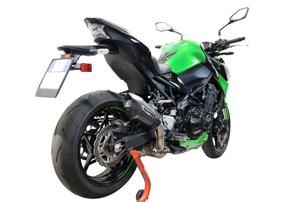 Kawasaki Z-900E 2017-2020, Gpe Ann. Poppy, Slip-on exhaust including removable db killer and link pipe 