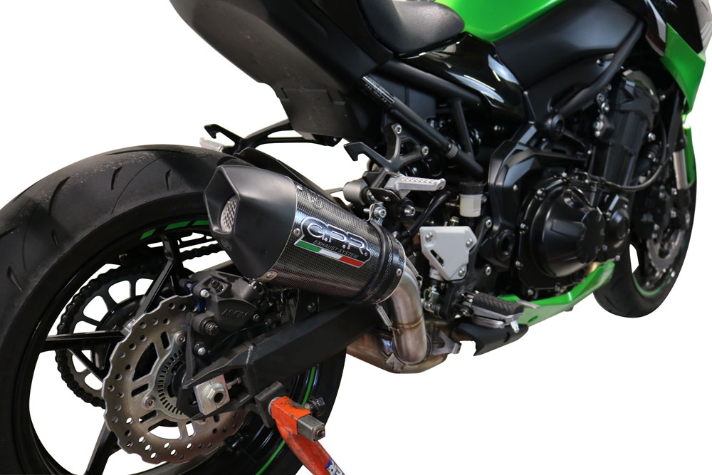 Kawasaki Z-900E 2020-2024, Gpe Ann. Poppy, Slip-on exhaust including removable db killer and link pipe 