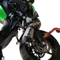 Kawasaki Z-900E 2017-2020, Gpe Ann. titanium, Slip-on exhaust including removable db killer and link pipe 