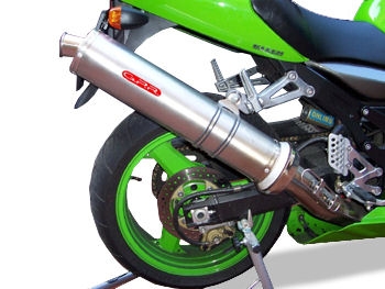 Kawasaki ZX-12R 2000-2006, Inox Tondo, Bolt-on silencer including removable db killer 