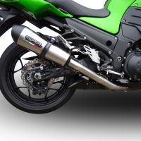 GPR exhaust compatible with  Kawasaki ZX-14R 2017-2022, GP Evo4 Titanium, Dual slip-on including removable db killers and link pipes 