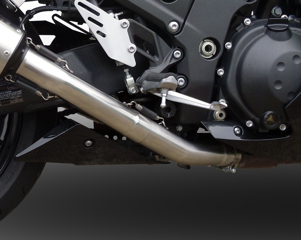 GPR exhaust compatible with  Kawasaki ZX-14R 2017-2022, M3 Poppy , Dual slip-on including removable db killers and link pipes 