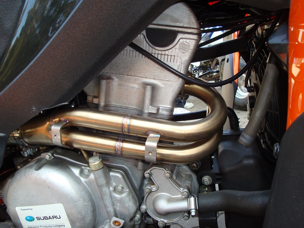 GPR exhaust compatible with  Adly 500 Hurricane S 2005-2021, Deeptone Atv, Full system exhaust, including removable db killer  