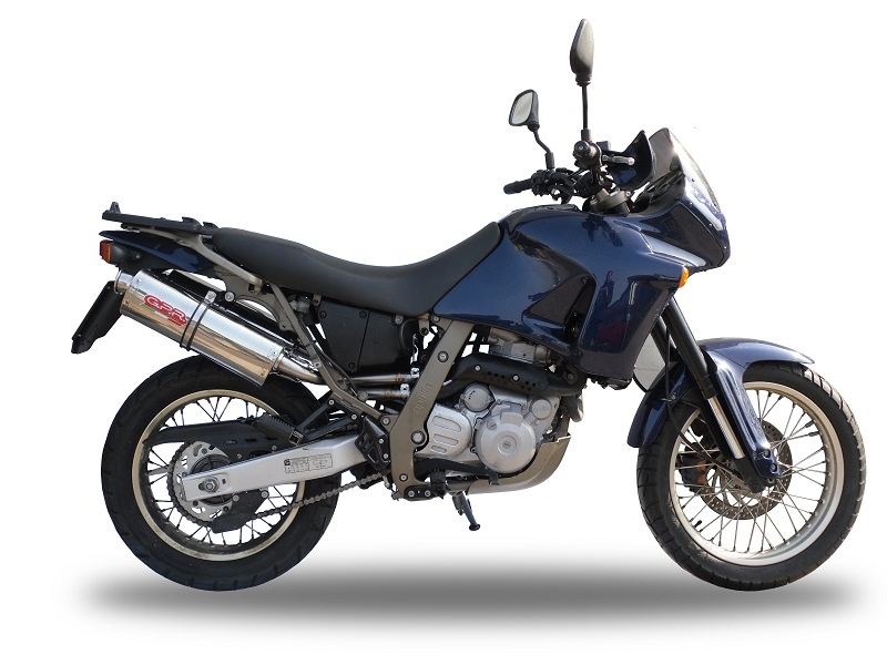 Aprilia Pegaso 3 650 - Pegaso i.e. 1997-2004, Trioval, Dual slip-on including removable db killers and link pipes 