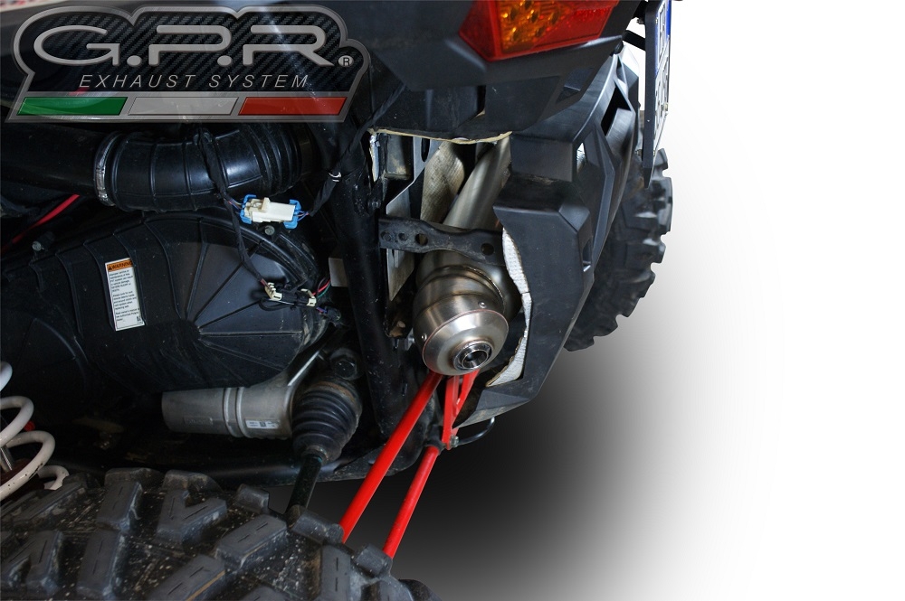 Polaris  Rzr XP 1000  2014-2023, Power Bomb, Slip-on exhaust including removable db killer and link pipe 