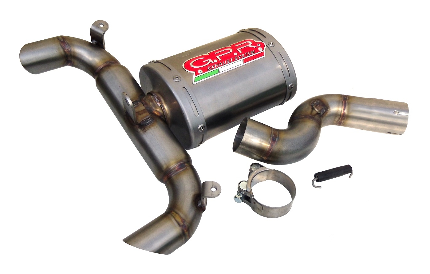 Suzuki GSR600 2006-2011, Alluminio Ghost, Slip-on exhaust including removable db killer and link pipe 