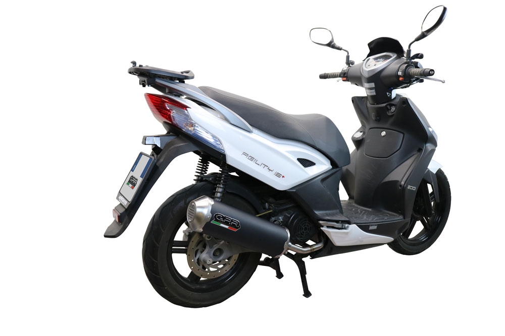 Kymco Agility 200 - I.E. R16 - Plus 2015-2017, Evo4 Road, Full system exhaust, including removable db killer  